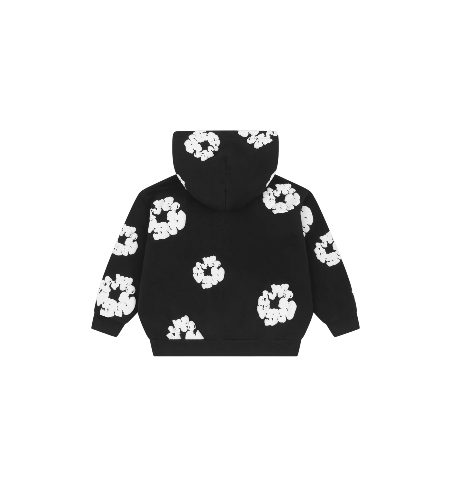 Denim Tears Cotton Wreath Zip Hoodie "Black" (Kids)