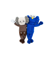 KAWS Seeing/Watching Plush "Grey/Blue"