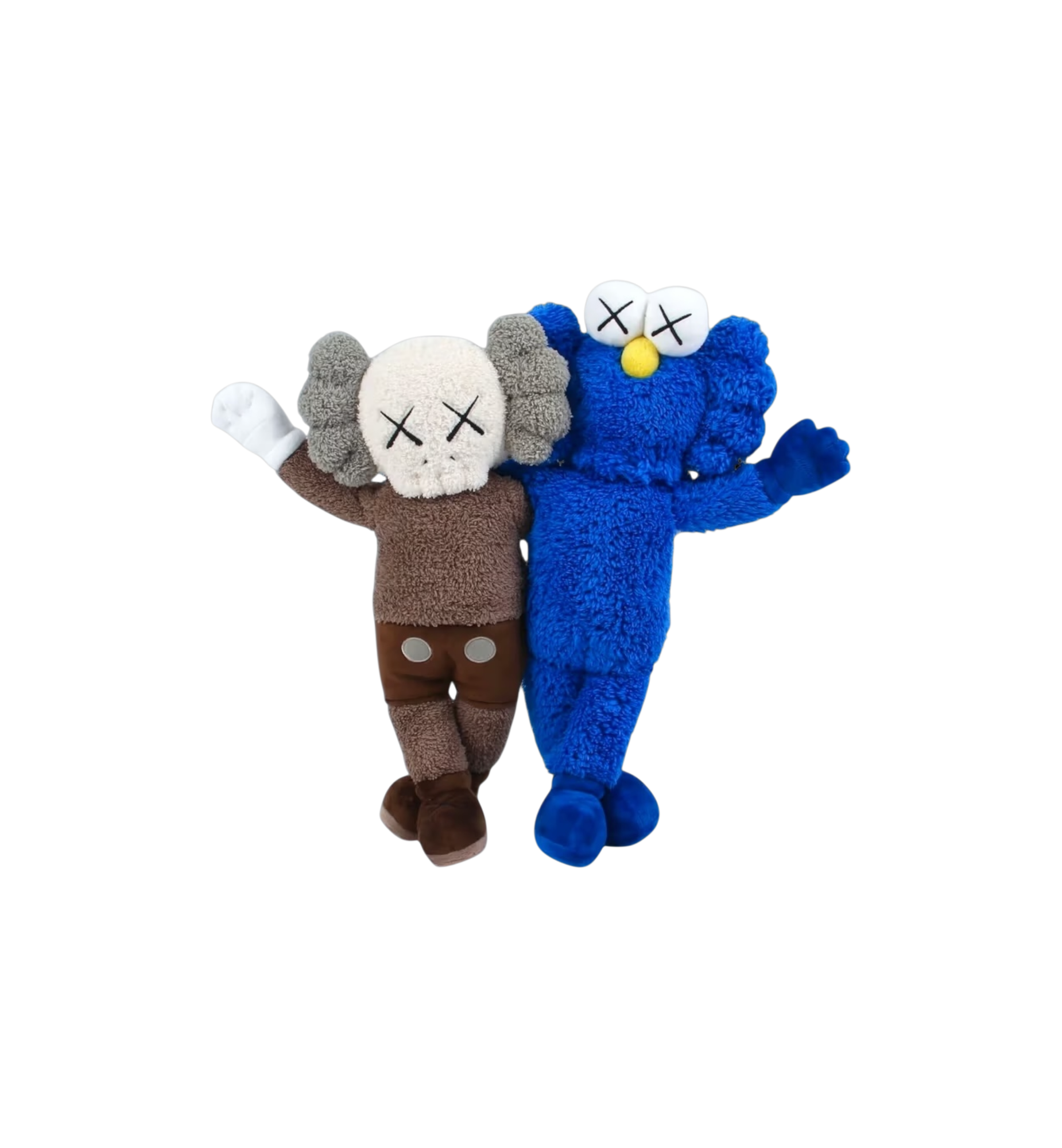 KAWS Seeing/Watching Plush "Grey/Blue"