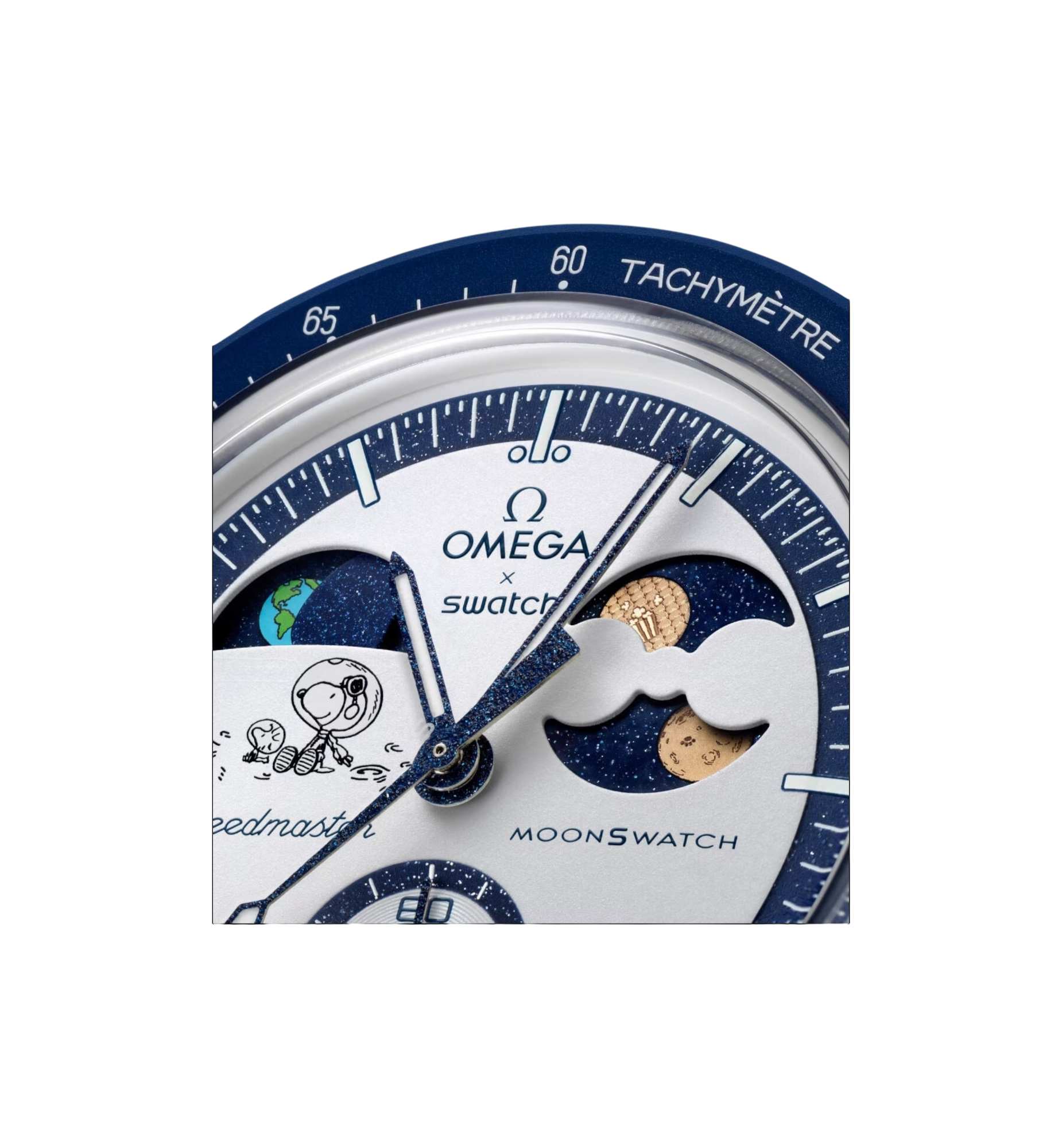 Swatch x Omega Bioceramic Moonswatch Mission To Earthphase Moonshine Snoopy Gold "Corn Moon"