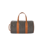 Goyard Barrel 40 Sports Bag "Black & Tan"