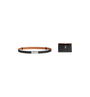 Hermes Kelly Pocket 18 Belt Palladium Hardware "Noir"