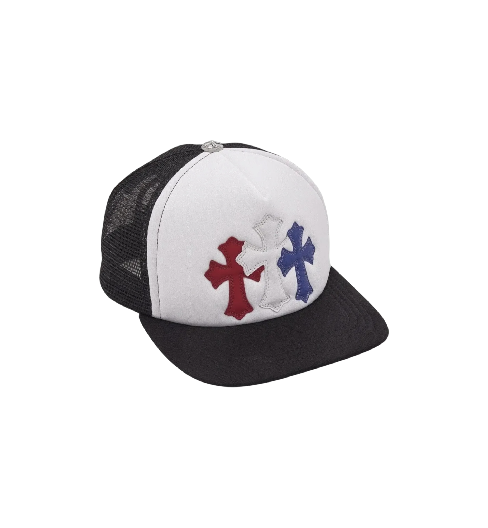 Chrome Hearts Trucker Hat "Red/White/Blue"