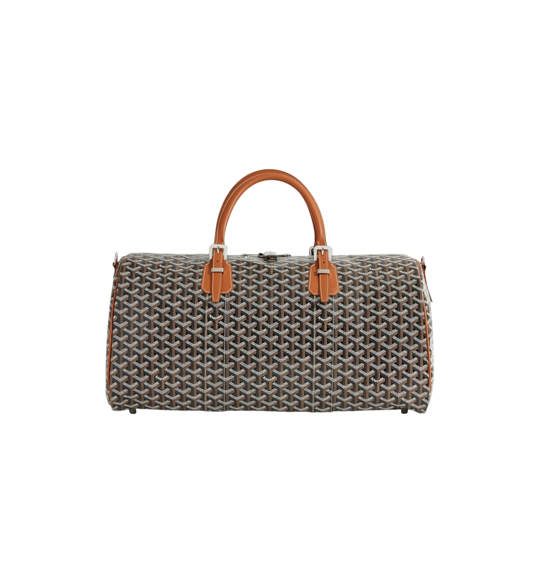 Goyard Boston 50 Bag "Black & Tan"