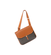 Goyard Coursier Messenger Bag "Black & Tan"