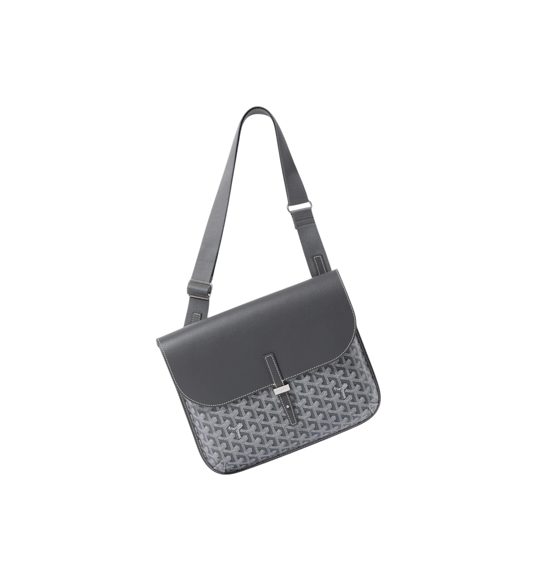 Goyard Coursier Messenger Bag "Grey"