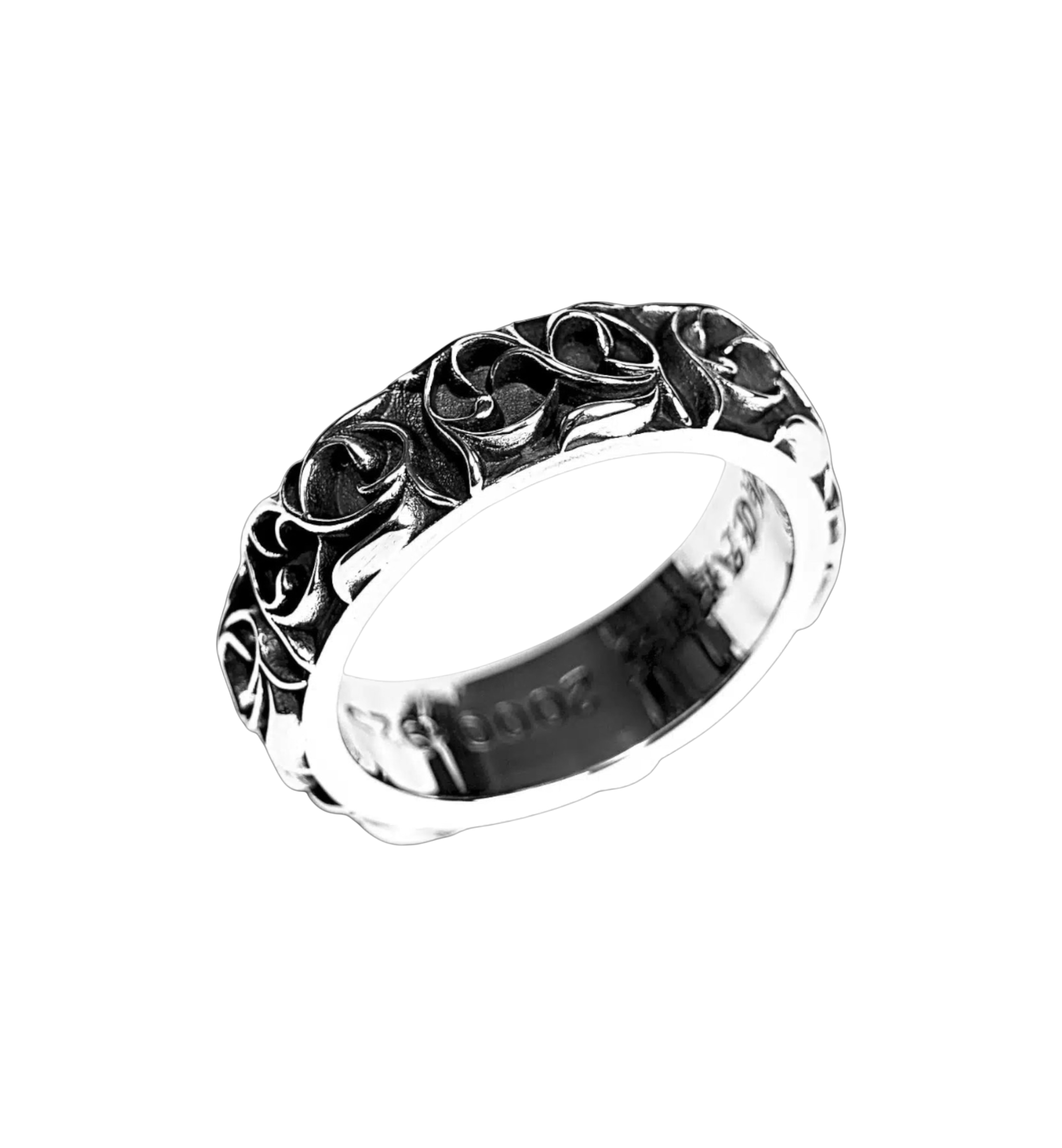 Chrome Hearts Vine Eternity Ring "Silver"