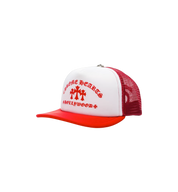 Chrome Hearts King Taco Trucker Hat "Red/White"