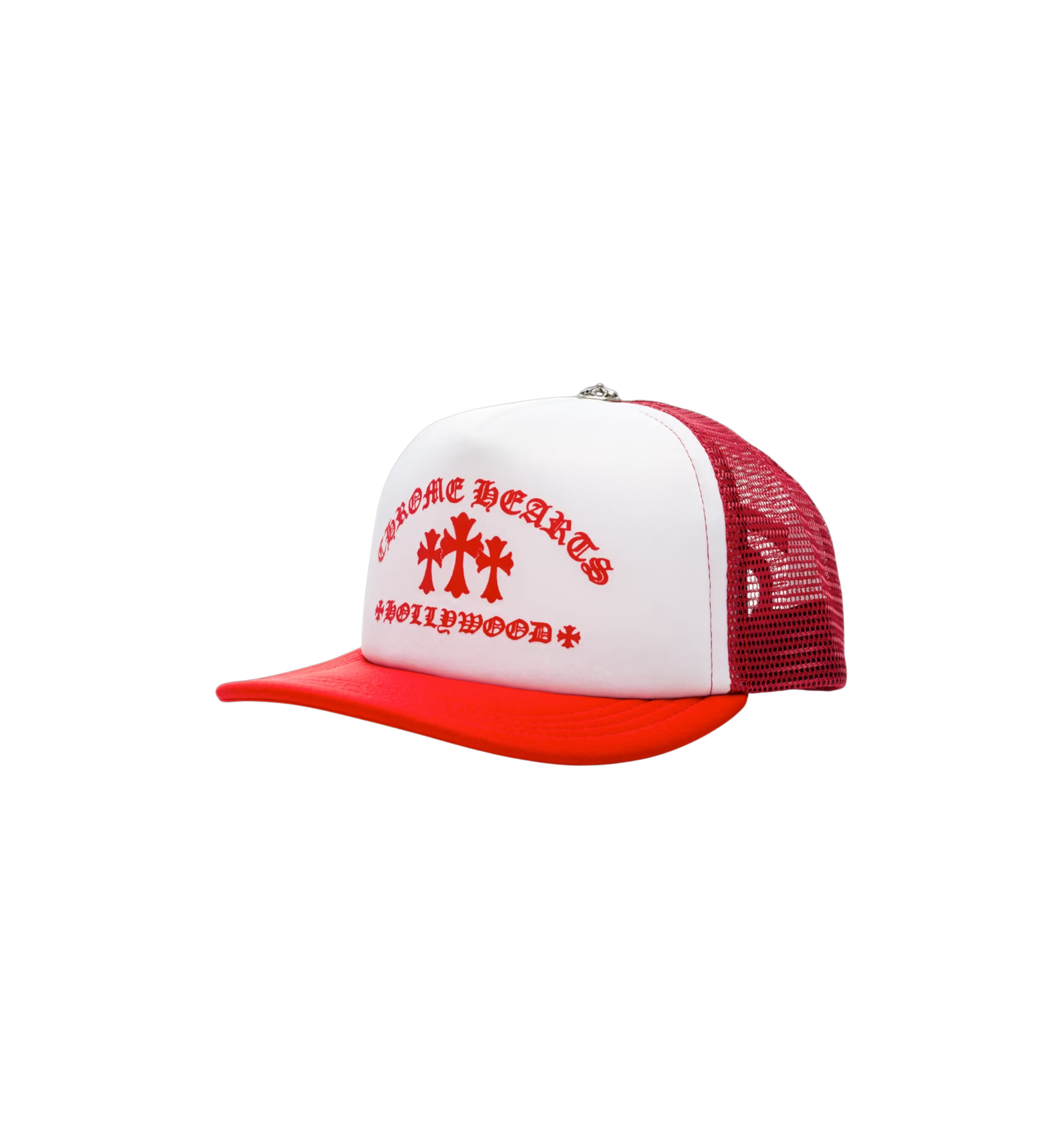 Chrome Hearts King Taco Trucker Hat "Red/White"