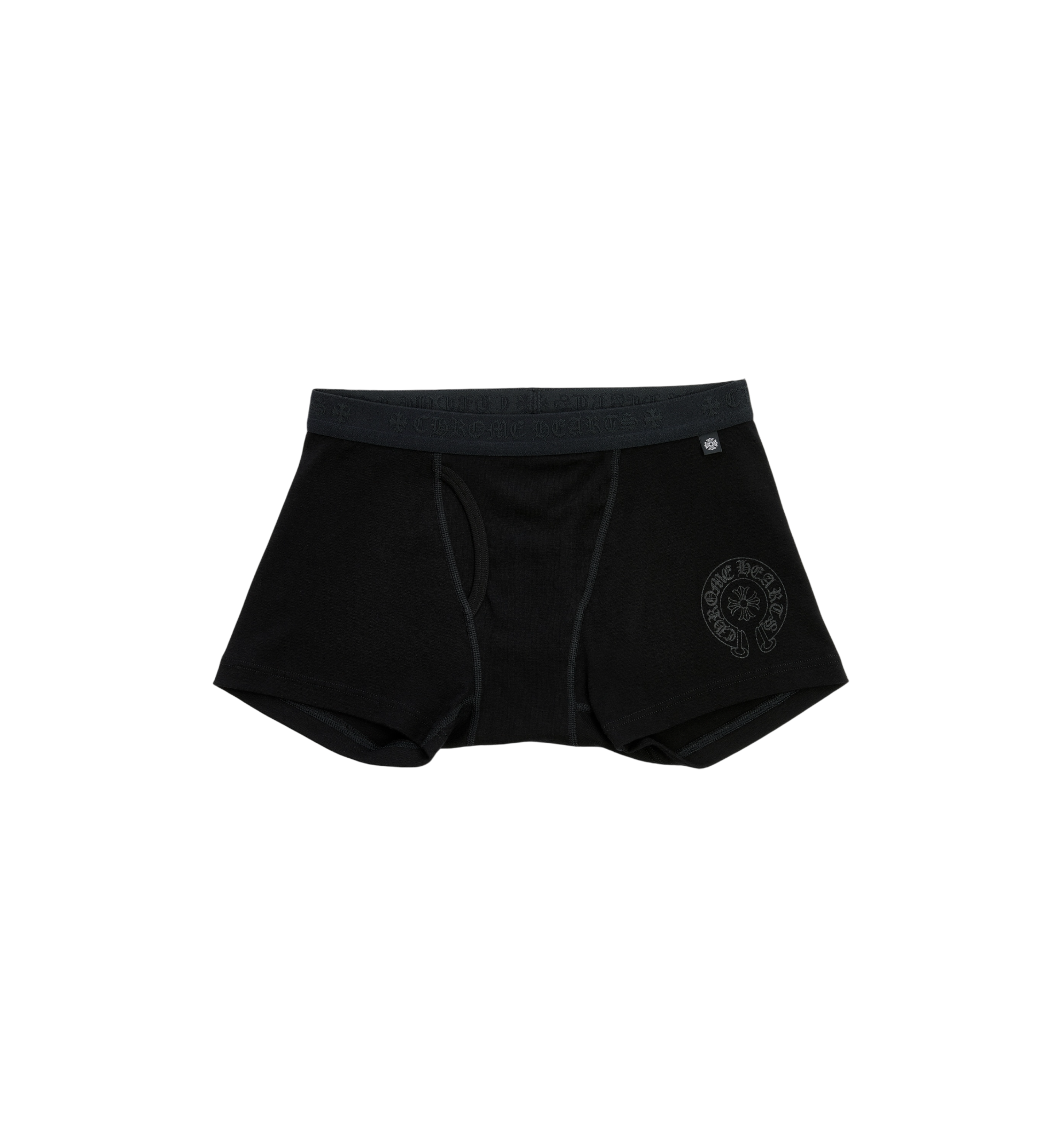 Chrome Hearts Boxer Brief Shorts "Black/Black"
