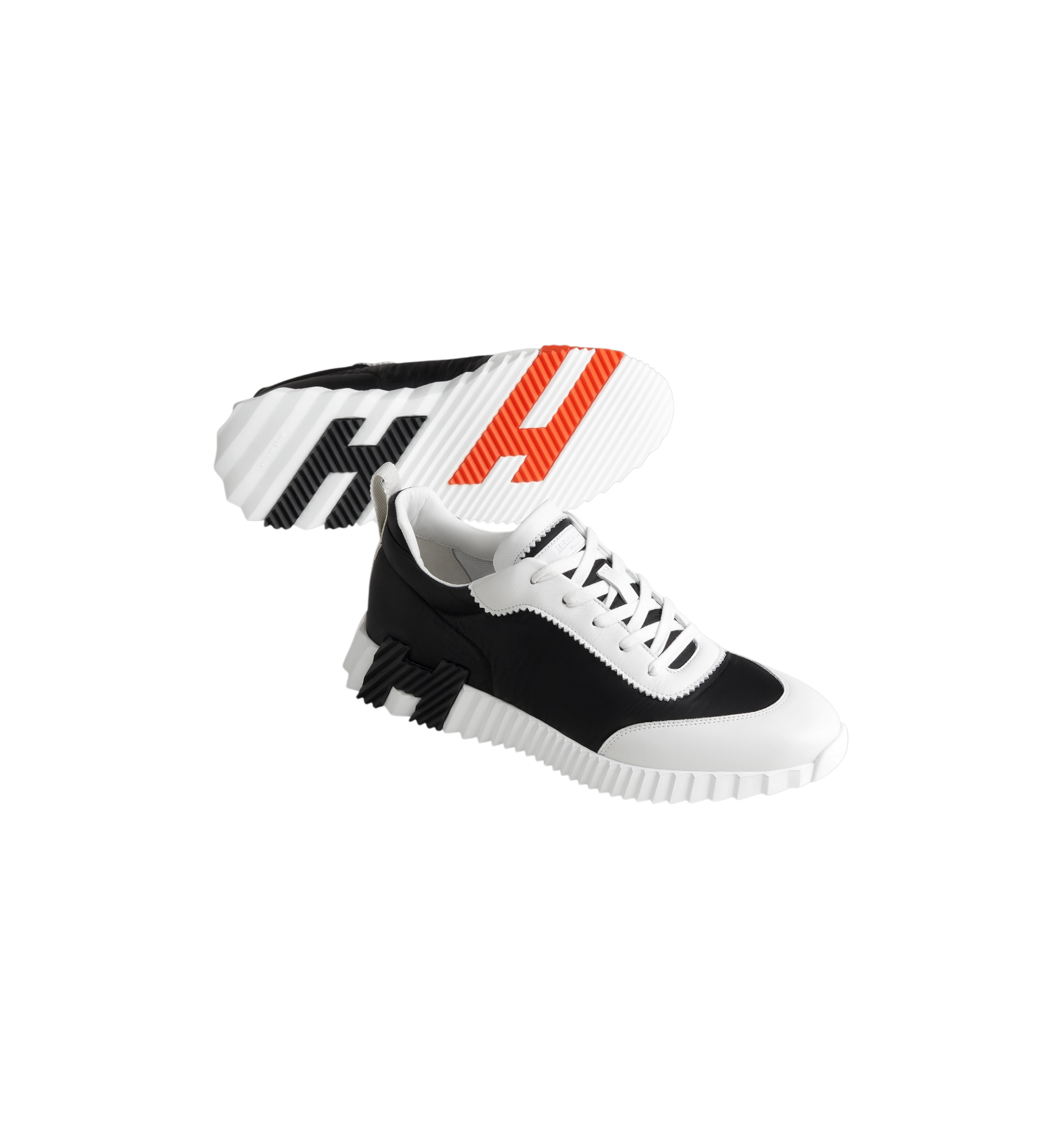 Hermes Bouncing Sneaker "Noir/Blanc"