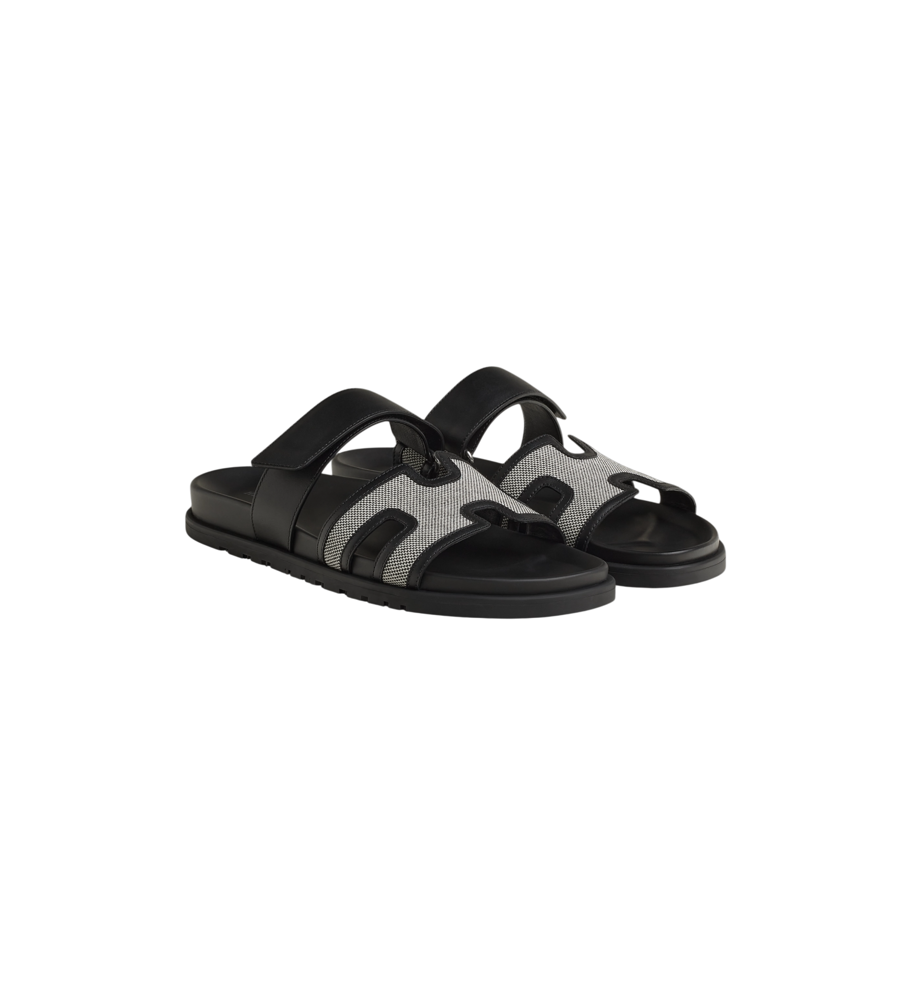 Hermes Chypre Sandal "Prunoir/Noir"