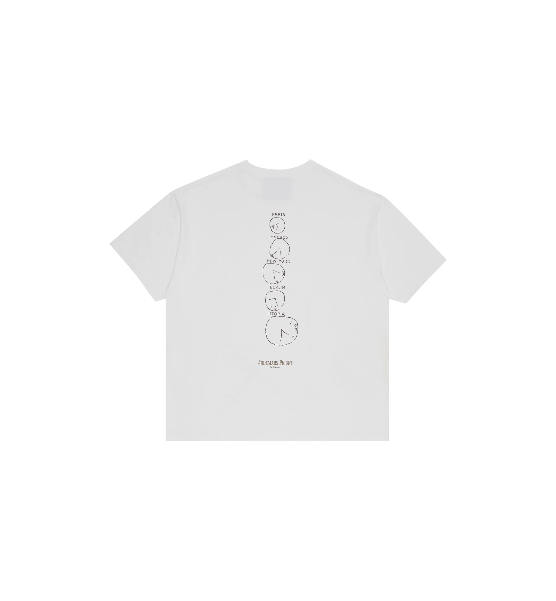 Travis Scott CJ x Audemars Piguet Time Zones Tee "White"