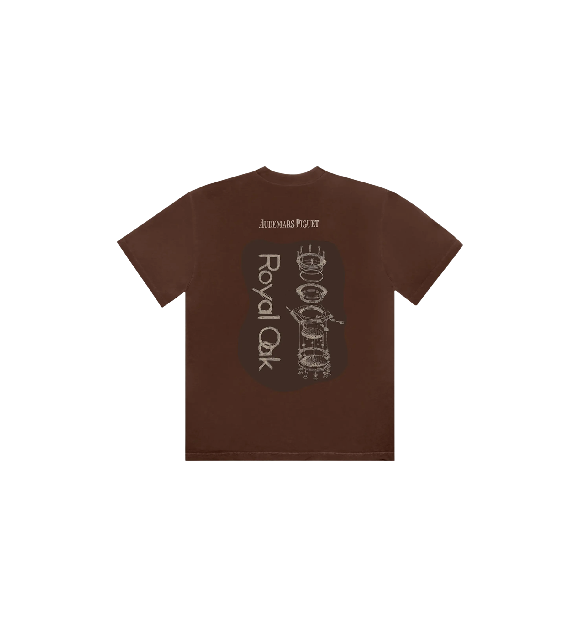 Travis Scott CJ x Audemars Piguet Classic Tee "Brown"