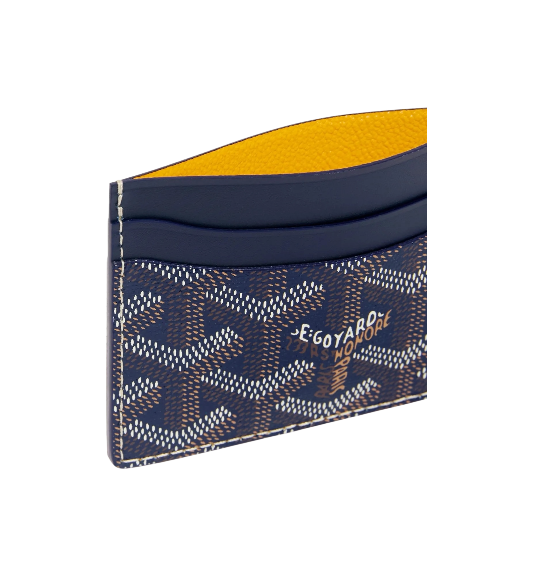 Goyard Saint Sulpice Card Wallet “Navy Blue"