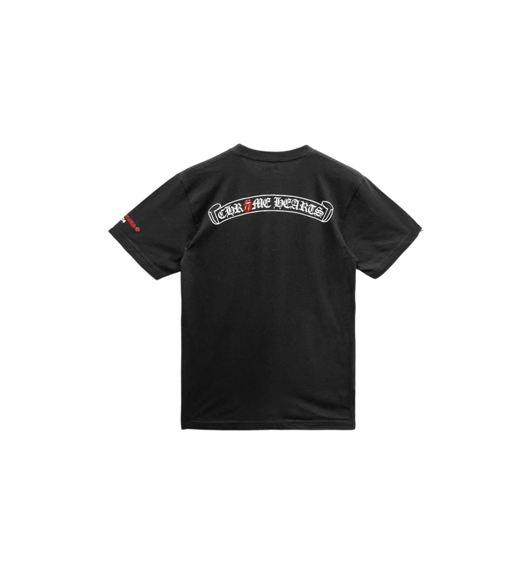 Chrome Hearts Rolling Stone Tongue Scroll T-Shirt "Black"