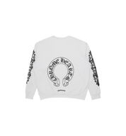 Chrome Hearts Horseshoe Logo Crewneck "White"
