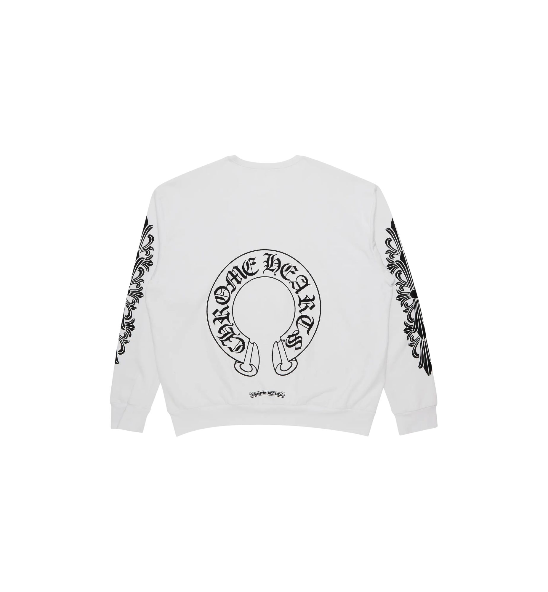 Chrome Hearts Horseshoe Logo Crewneck "White"