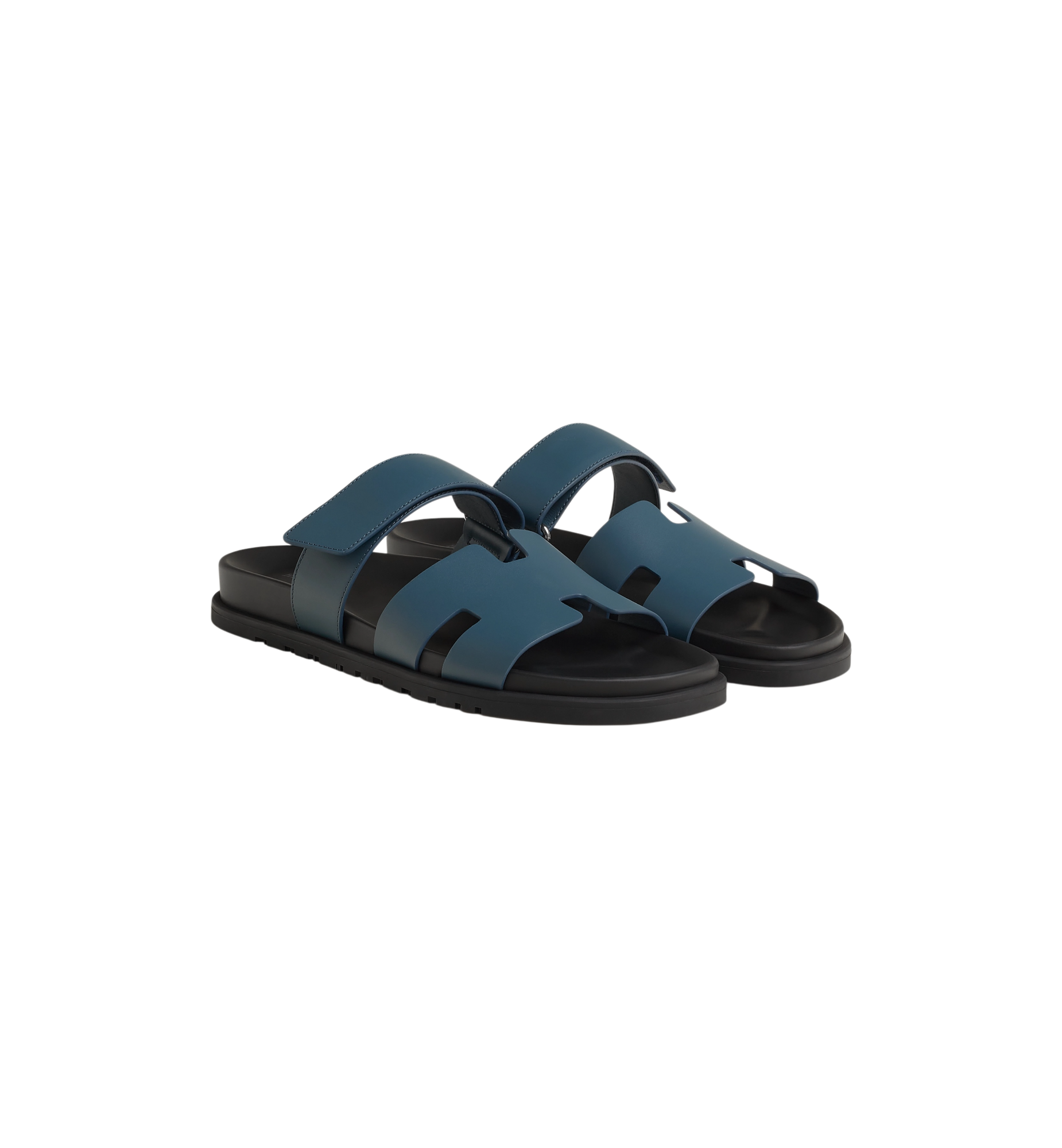 Hermes Chypre Sandal "Bleu Turquin"
