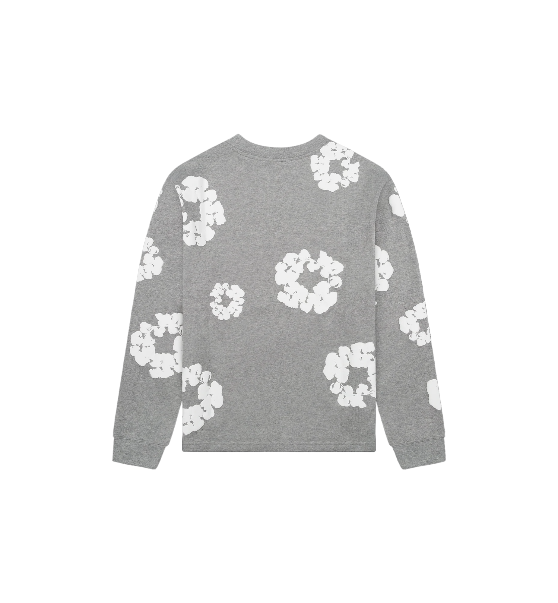 Denim Tears Cotton Wreath L/S T-Shirt "Grey"