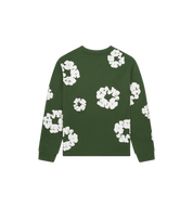 Denim Tears Cotton Wreath L/S T-Shirt "Green"