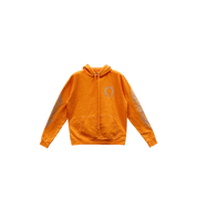 Chrome Hearts Glitter Horseshoe Logo Hoodie "Orange"