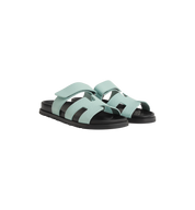 Hermes Chypre Sandal "Bleu Cristaux"