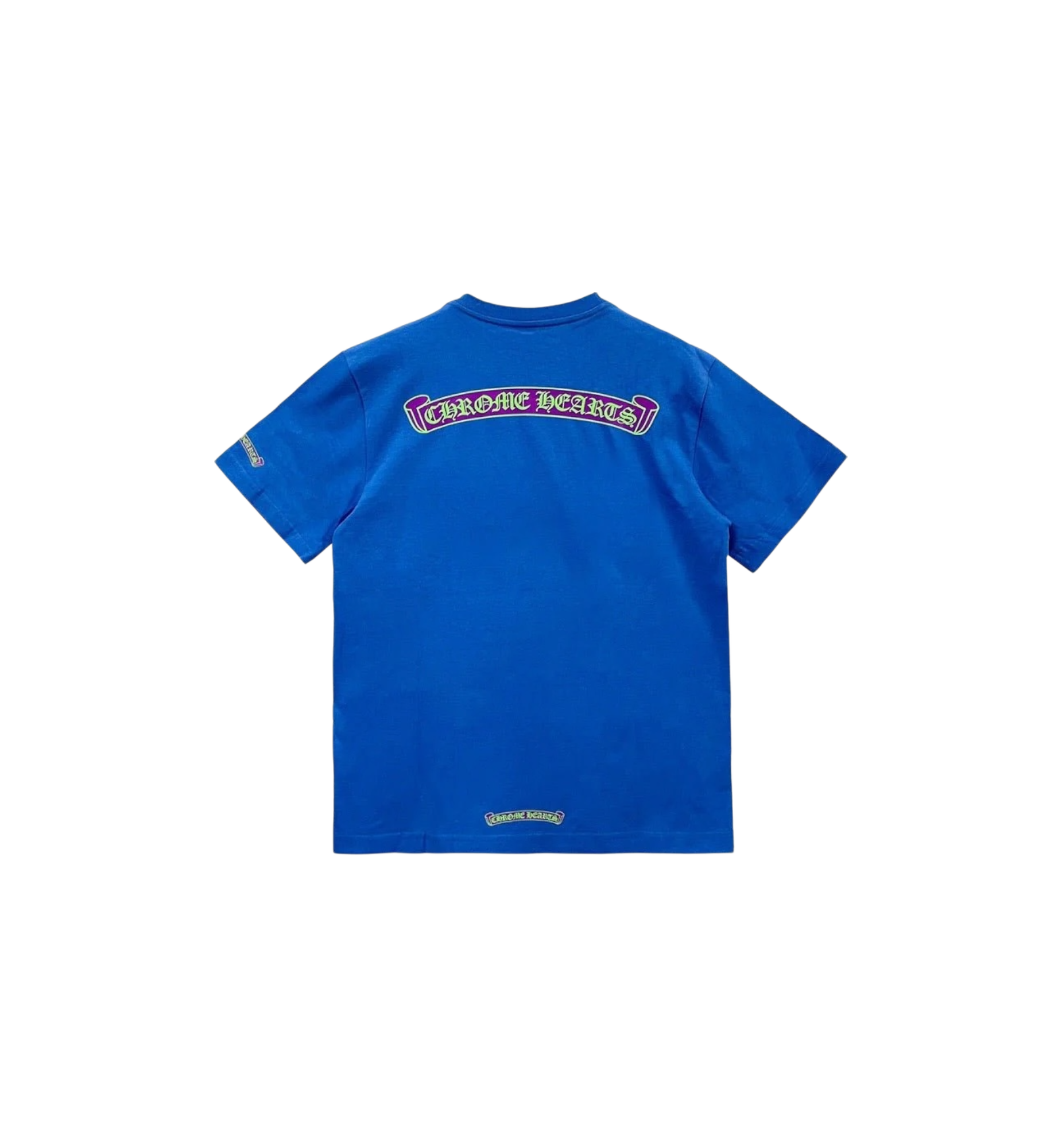 Chrome Hearts Scroll Logo Tee "Blue"