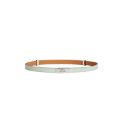 Hermes Kelly 18 Belt Palladium Hardware "Vert Peppermint"