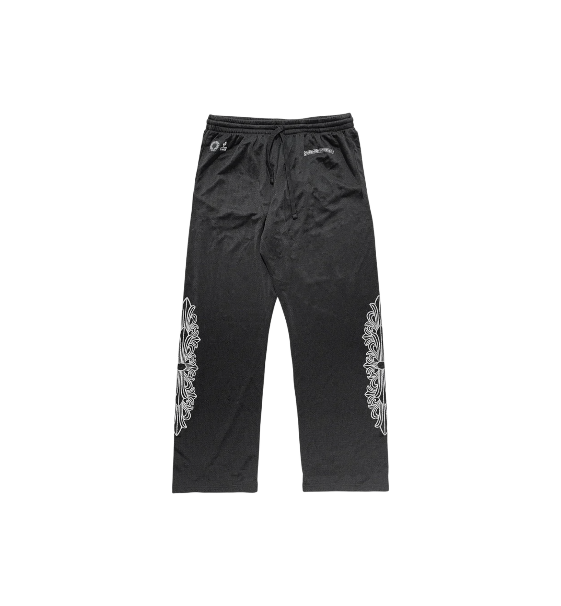 Chrome Hearts Cross Logo Mesh Pants "Black"