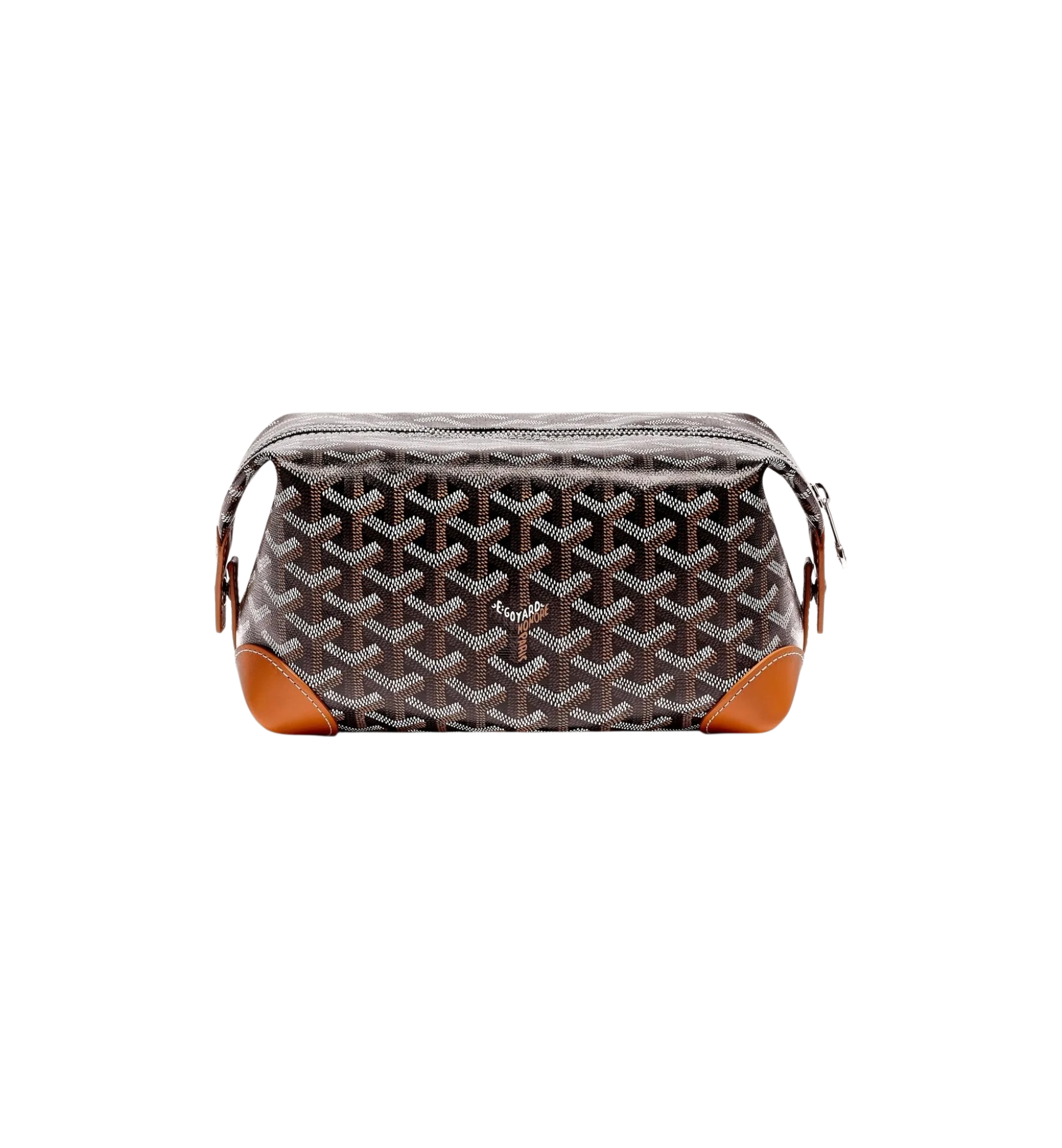 Goyard Bowling 25 Toiletry Bag "Black & Tan"