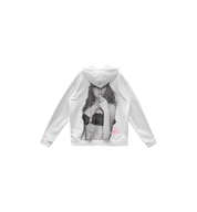 Chrome Hearts Laurie Lynn Stark "Love You" Portrait Pink Letter Hoodie "White"