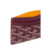 Goyard Saint Sulpice Card Wallet “Burgundy"