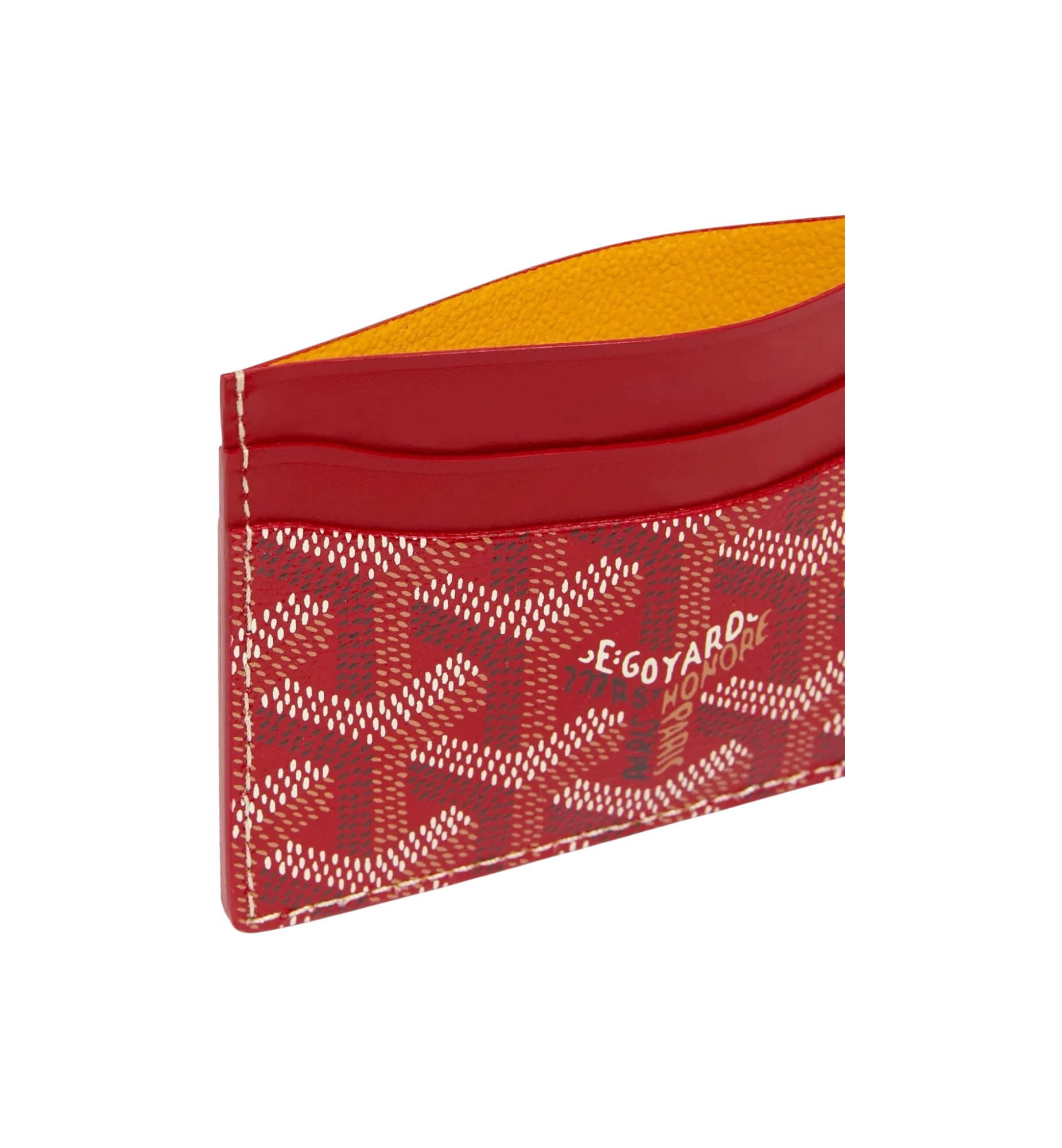 Goyard Saint Sulpice Card Wallet "Red"