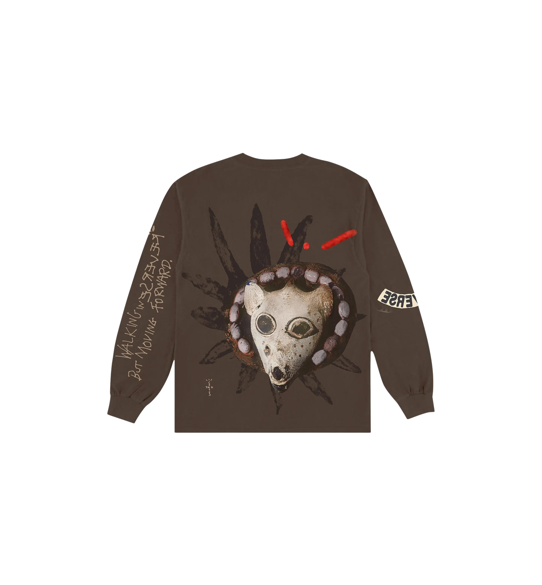 Travis Scott Reverse Jack L/S T-Shirt "Brown"