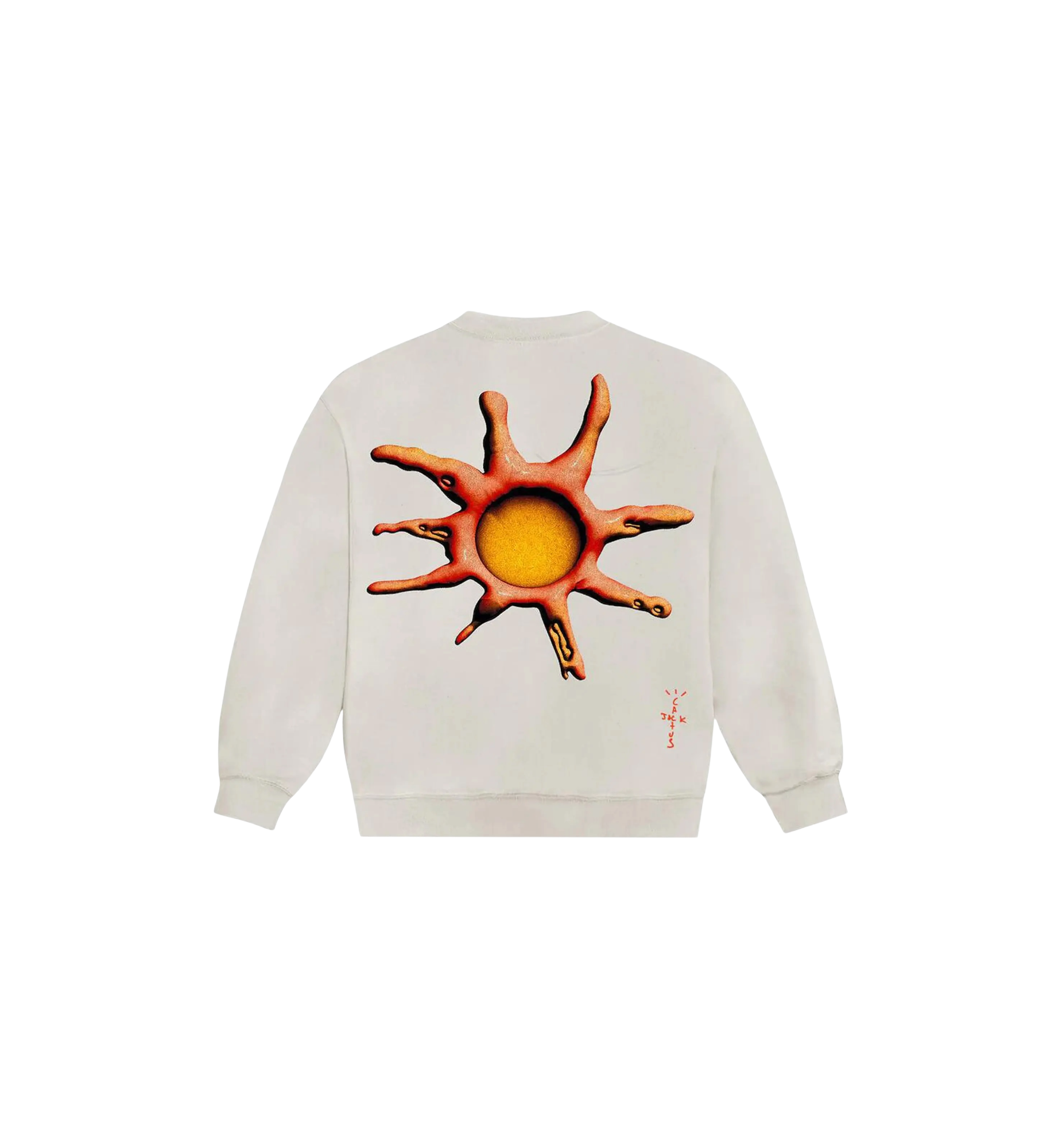 Travis Scott D.L.T.L.F.R.T. Crewneck "Cream"