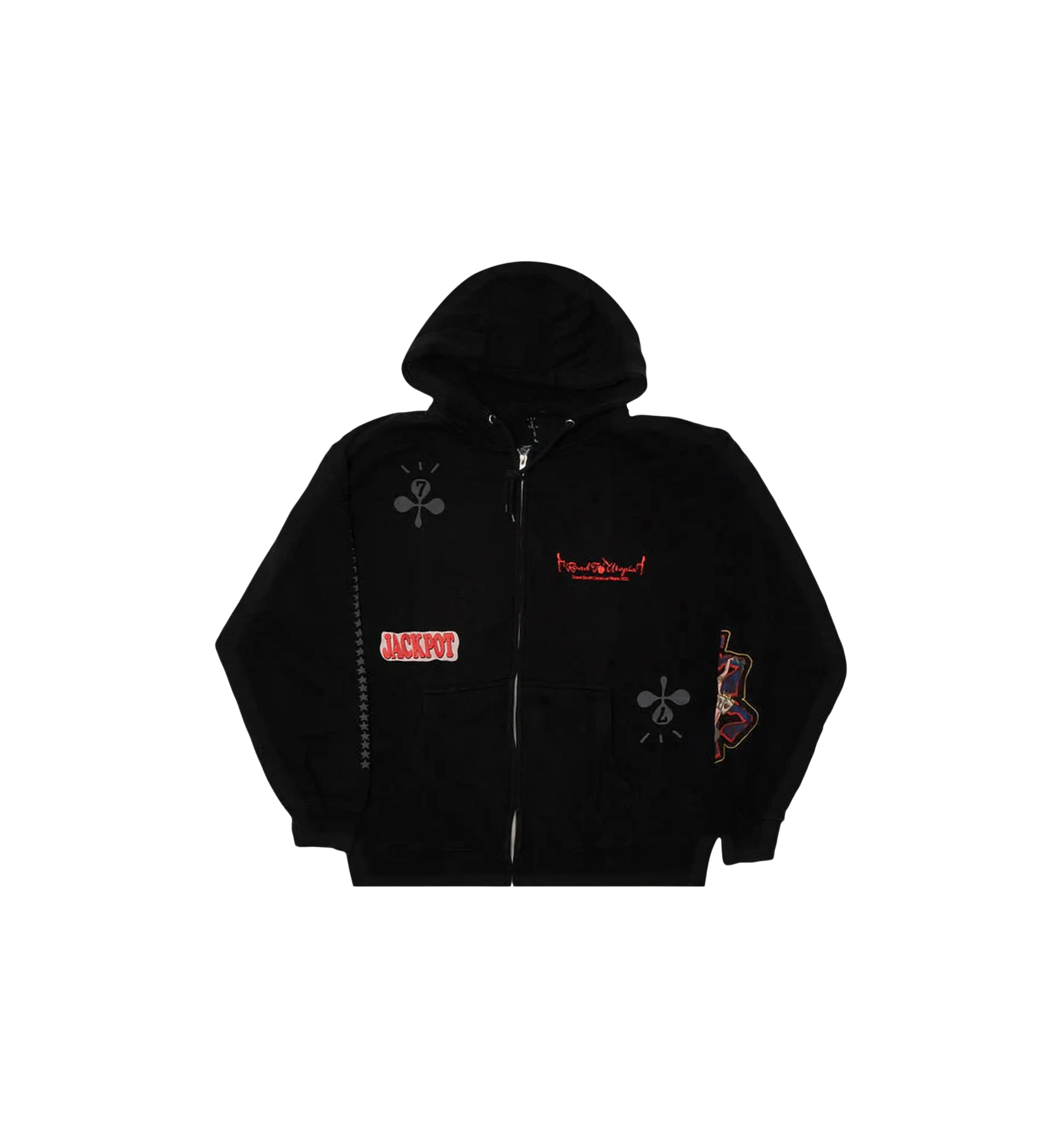 Travis Scott Road to Utopia Las Vegas Aces Zip Hoodie "Black"