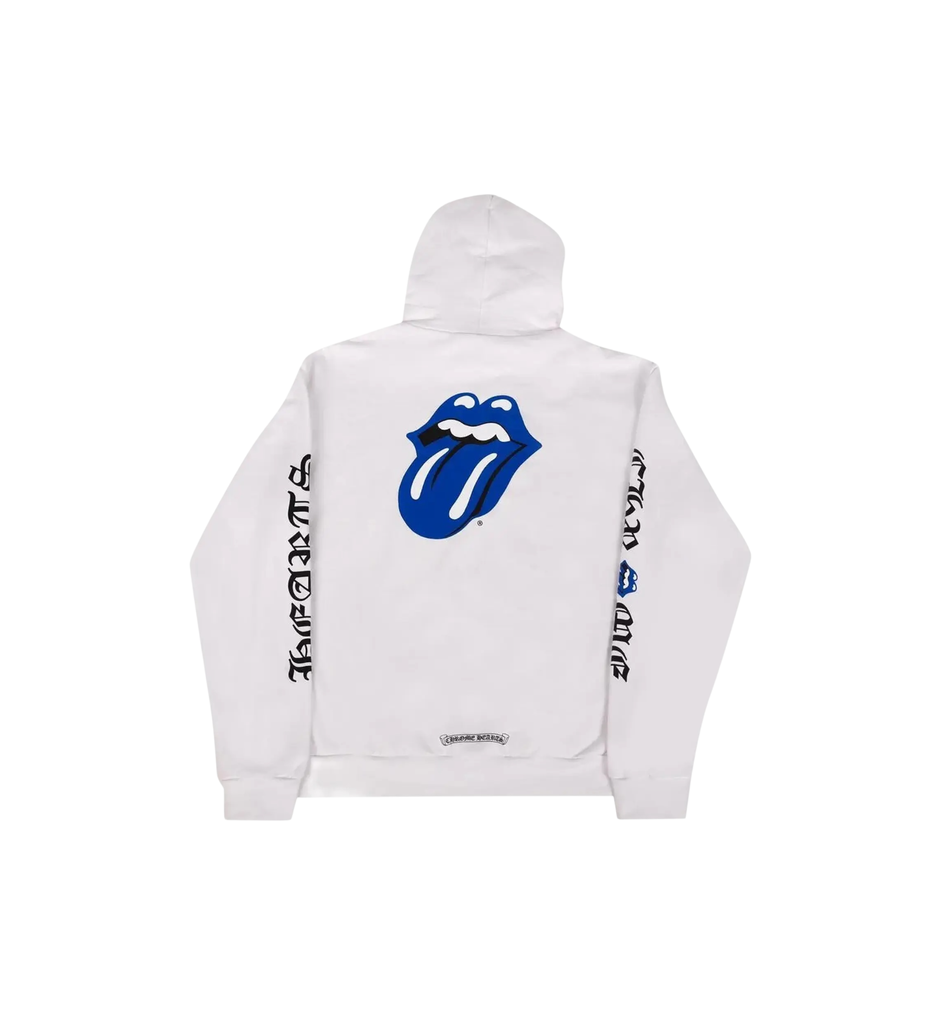 Chrome Hearts Rolling Stones Hoodie "White/Blue"