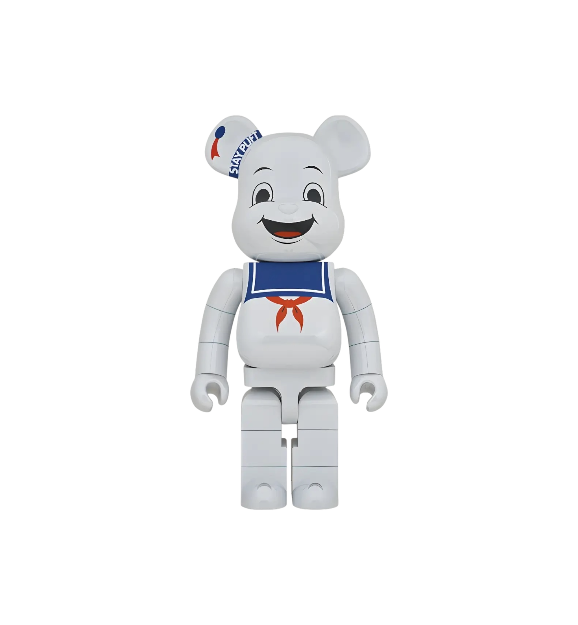 BE@RBRICK x Ghostbusters Stay Puft Marshmellow Man 1000% "White Chrome"