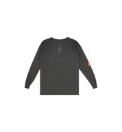Travis Scott x McDonald's Smile L/S T-Shirt "Washed Black"