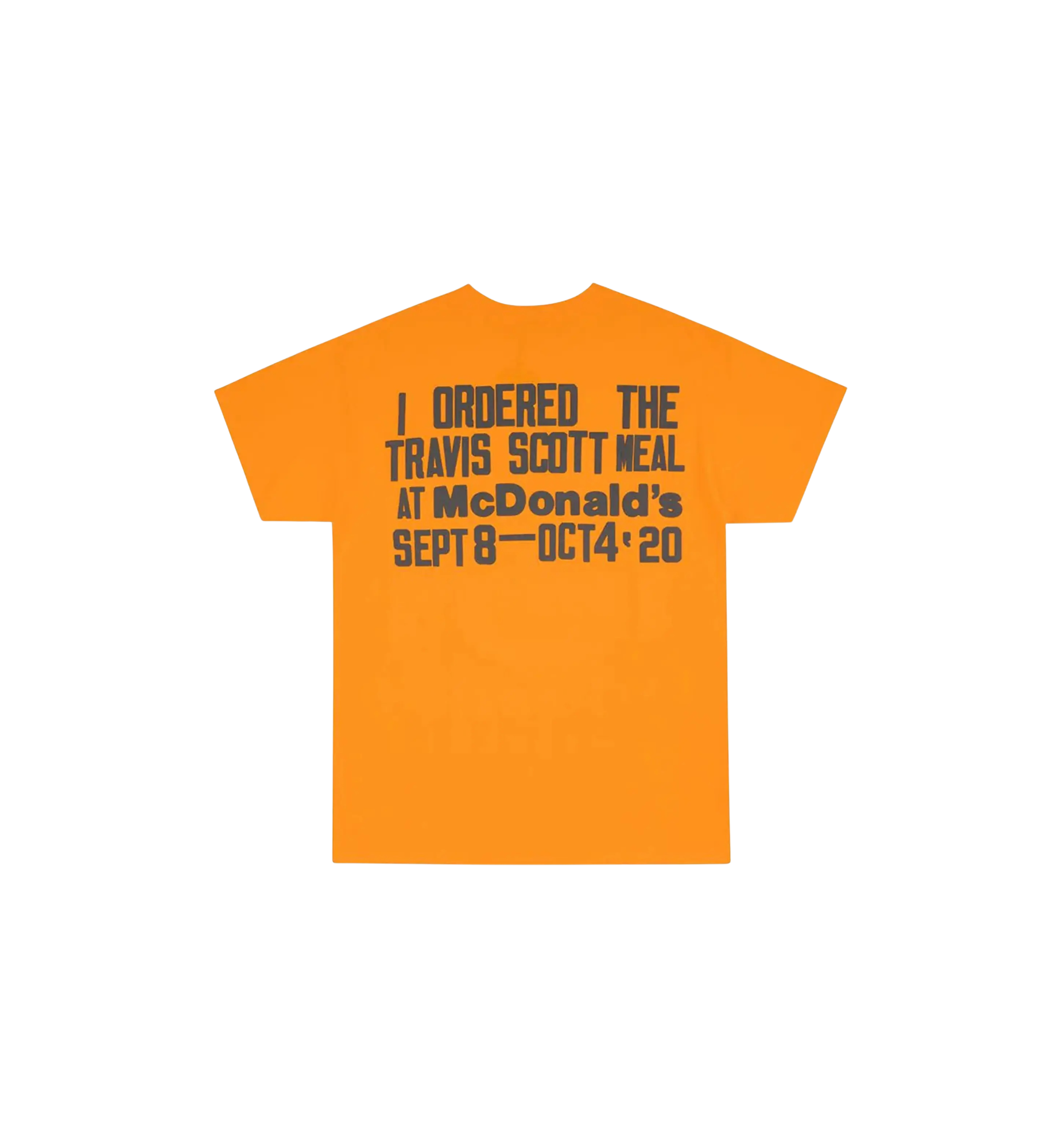 Travis Scott x CPFM 4 CJ Burger Mouth T-Shirt "Gold"