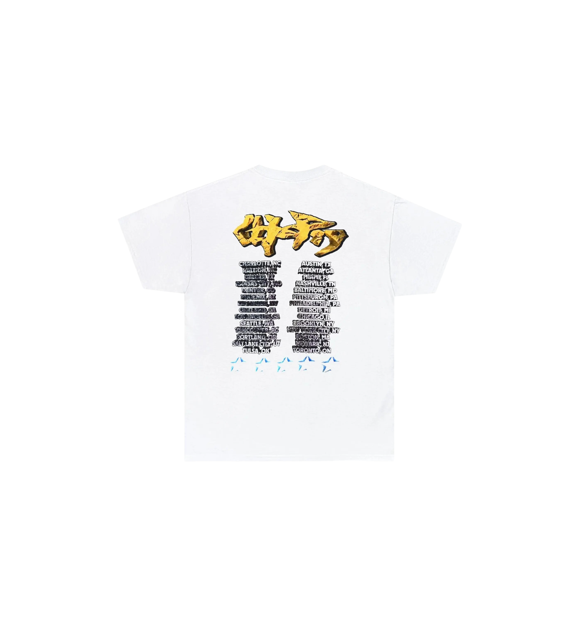 Travis Scott Utopia Tour Skitzo Circus Maximus South America Tee "White"