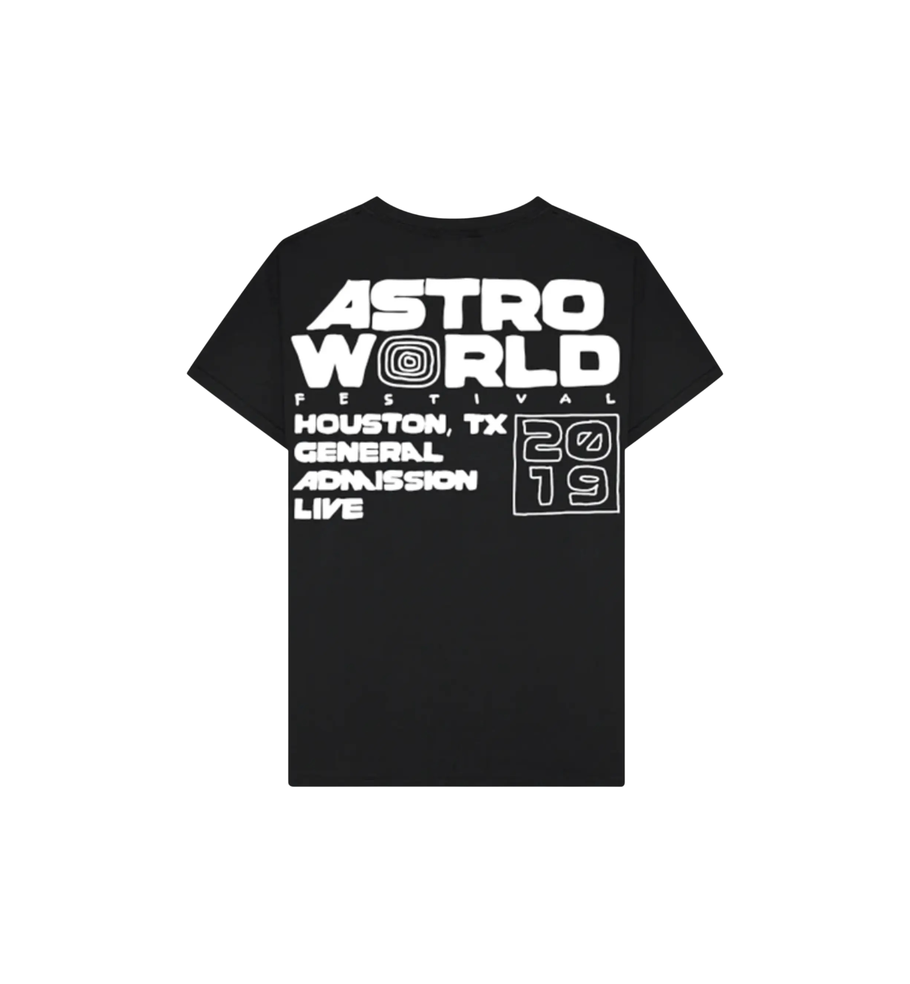 Travis Scott Astrofest Staff 2019 Tee "Black"