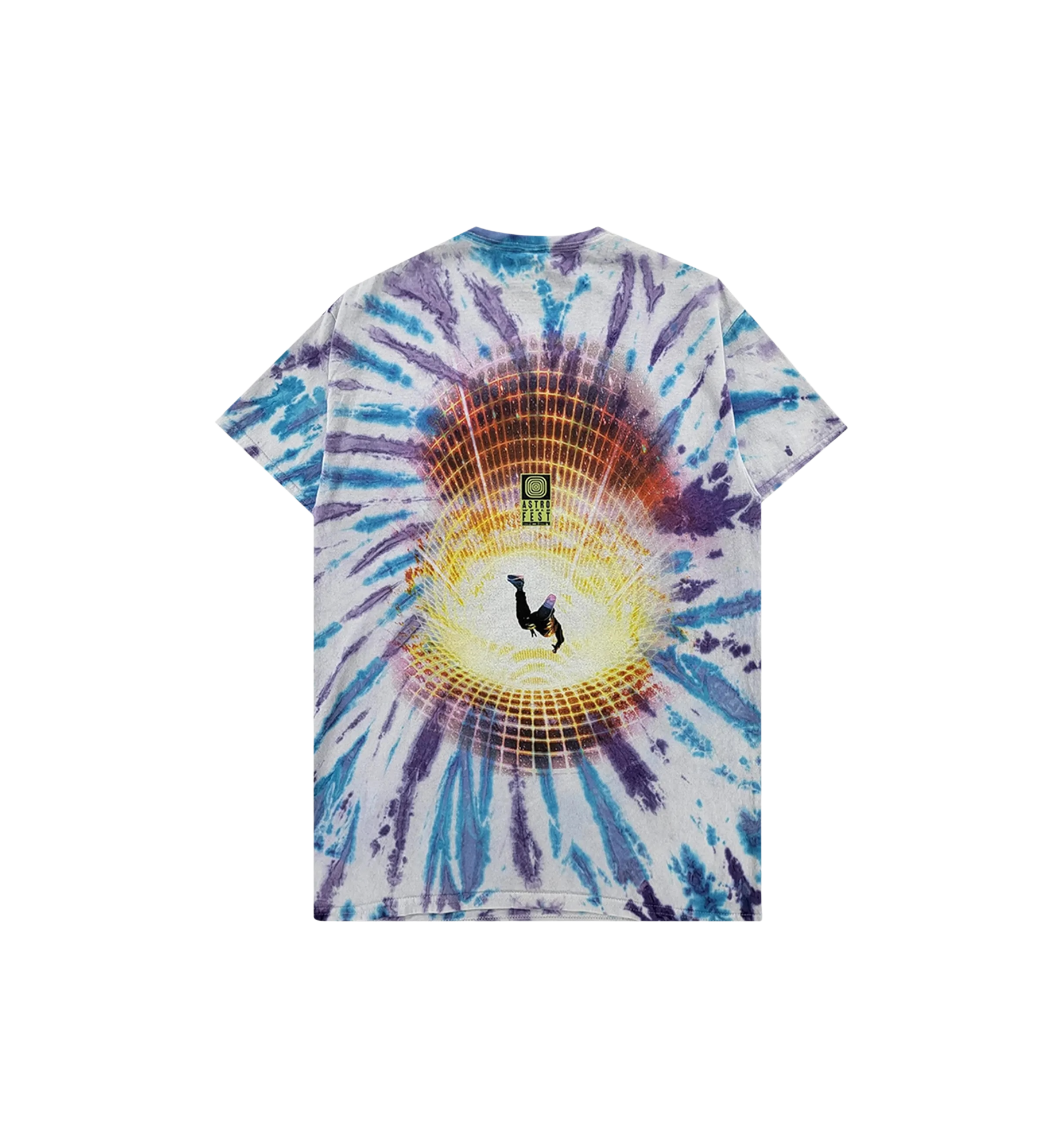 Travis Scott Flame T-Shirt "Tie Dye"