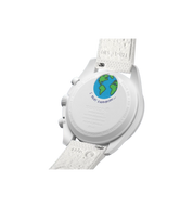 Swatch x Omega Bioceramic Moonswatch Mission To Earthphase Moonshine Gold "Cold Moon"