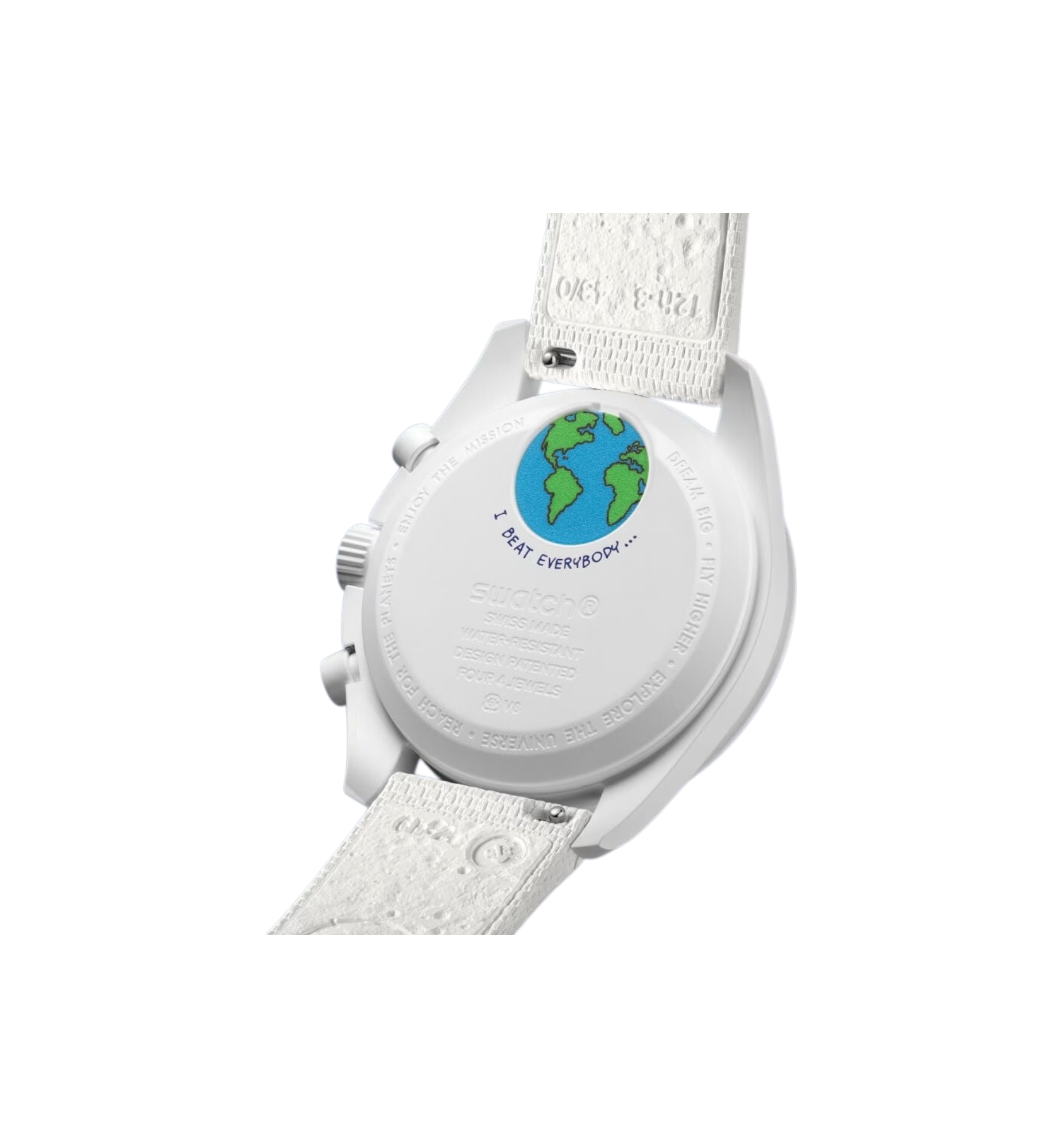 Swatch x Omega Bioceramic Moonswatch Mission To Earthphase Moonshine Gold "Cold Moon"