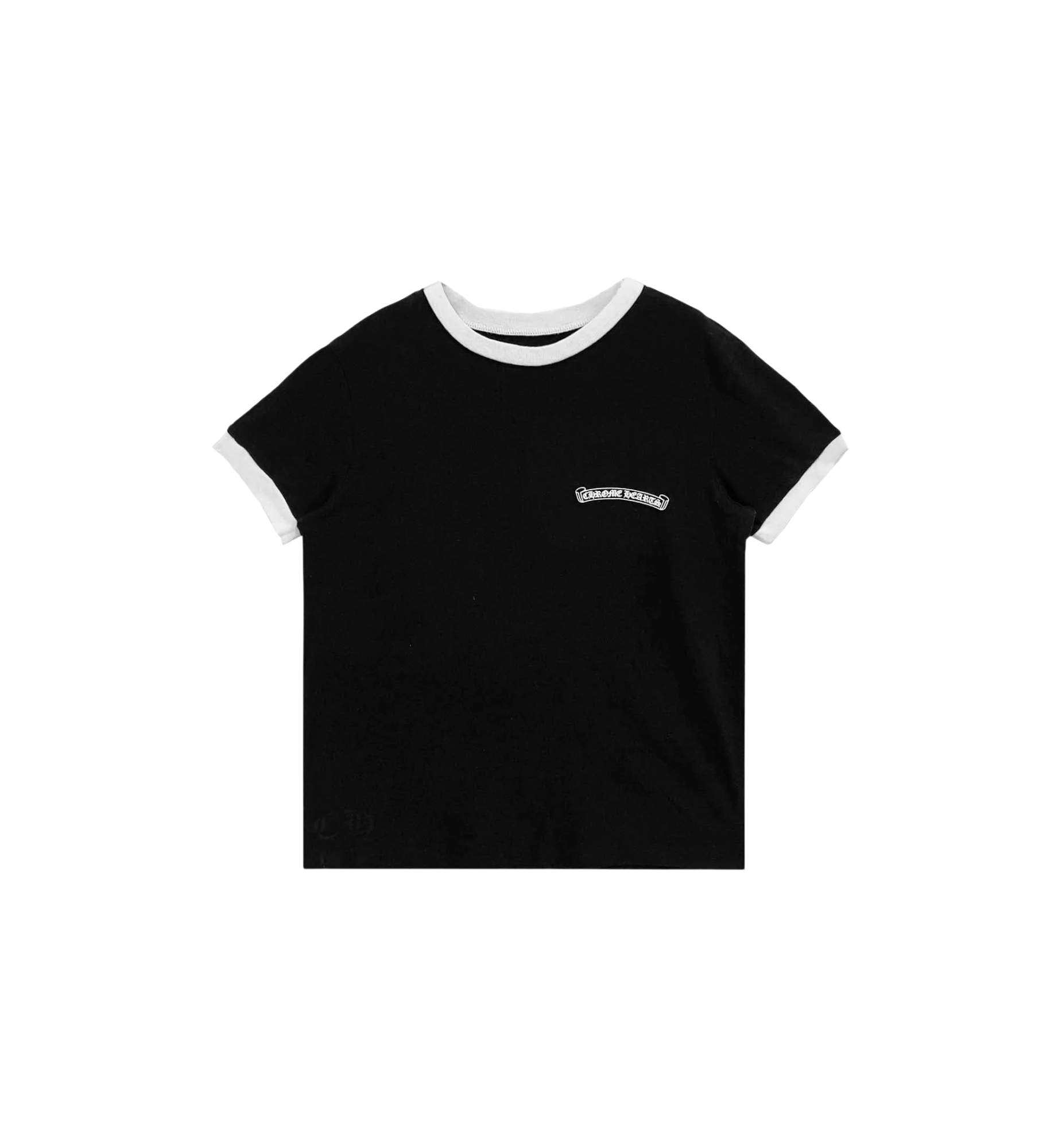 Chrome Hearts Horseshoe Logo Tee "Black/White" (Women's)
