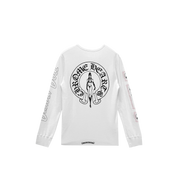 Chrome Hearts Deadly Doll Horseshoe Waffle Thermal L/S T-Shirt "White"