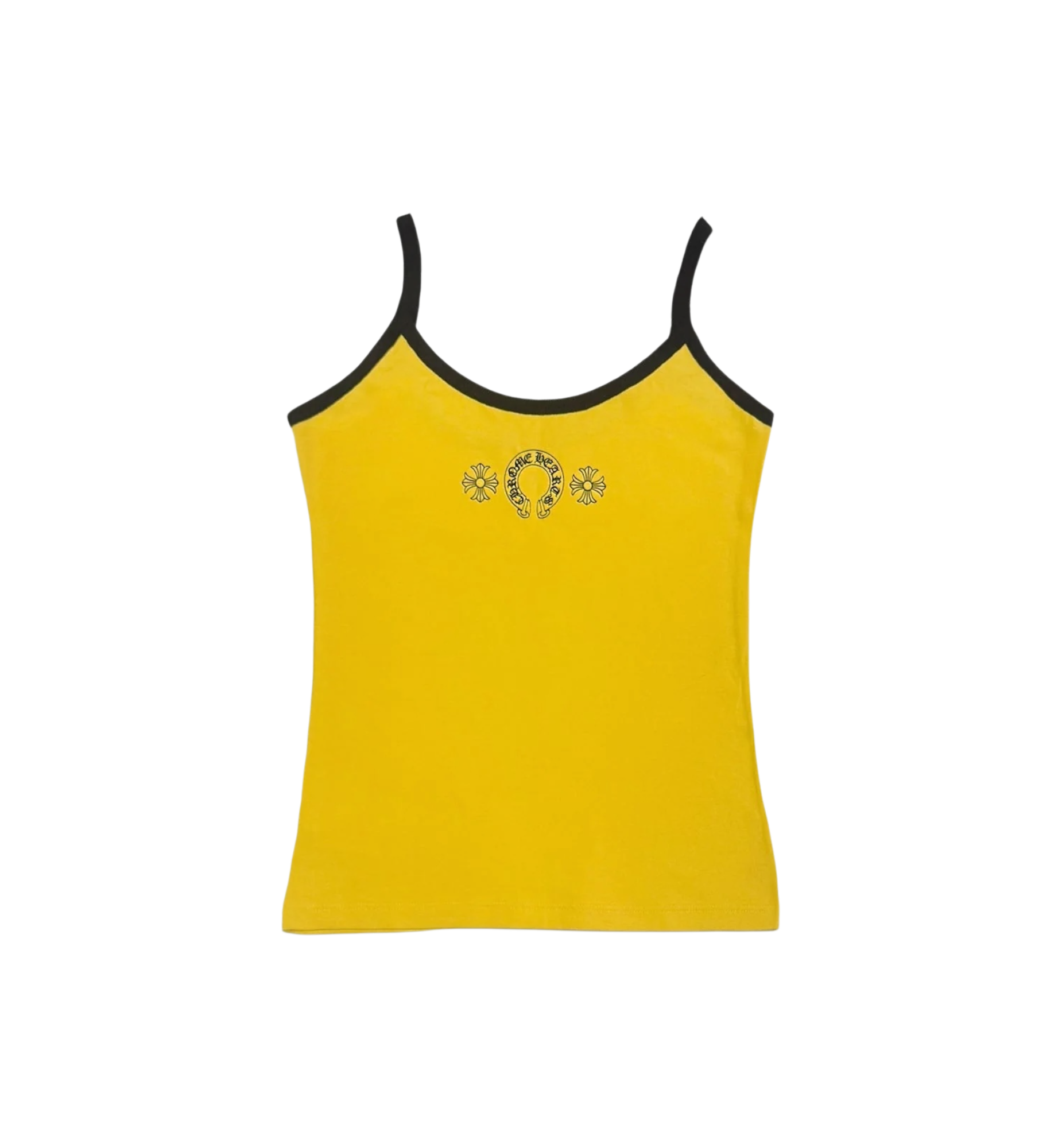 Chrome Hearts Horseshoe Logo Tank Top "Yellow" (Women's)
