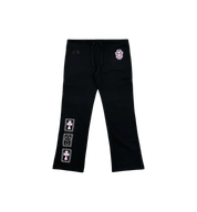 Chrome Hearts Deadly Doll Dagger Logo Sweatpants "Black"